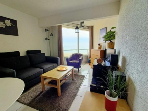 Studio tout équipé avec vue mer, parking et animaux admis à 50m de la plage - FR-1-799-43
